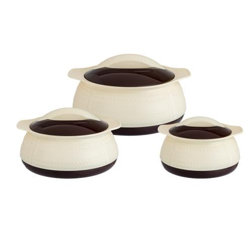 طقم حافظات طعام MILTON بيج بني 3 قطع