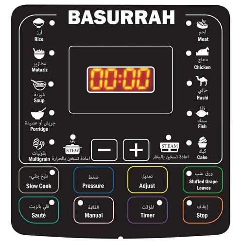 قدر ضغط كهربائي بشاشة تعمل باللمس 12 ليتر