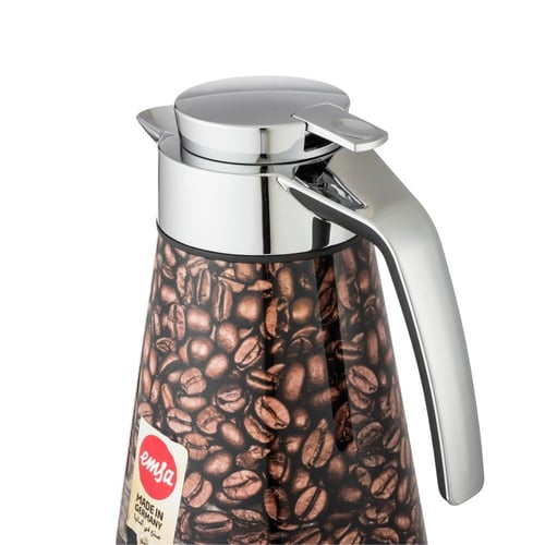 ترمس الماني ماركة EMSA ديكور حبوب البن 1 ليتر