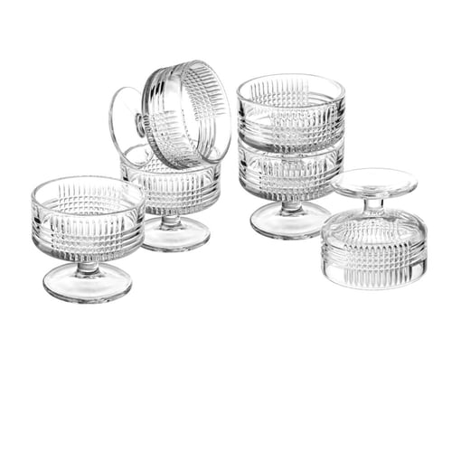 طقم زبادي للحلى والمكسرات 6 قطع 7.5 سم