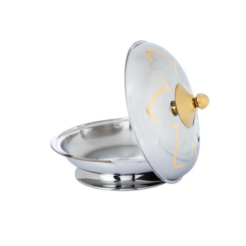 كوزي استيل وذهبي هندي سامرين مقاس 50 سم