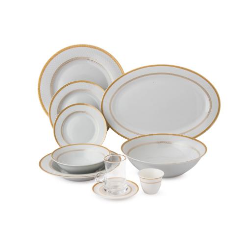 طقم سفرة بورسلان 70 قطعة 6 اشخاص