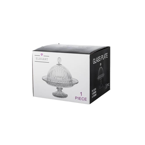 حامل كيك بغطاء من الاكريلك