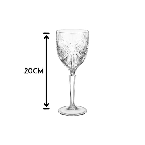 كاسات عصير كريستال RCR ايطالي 290 مل 6 اشخاص