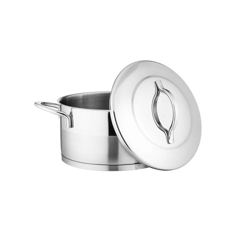 طقم قدور دانية استيل تركي 18/10 استيل لماع ومطفي 9...