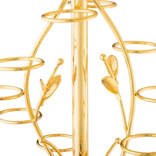 حمالة فناجين قهوة ذهبي 12 خانة