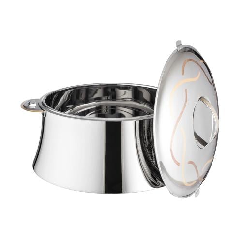 حافظة استيل هندي سيرين مزخرف سعة 3.5 لتر