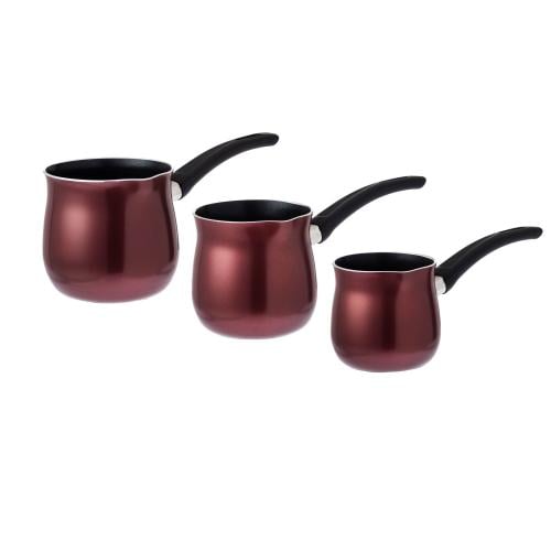 طقم جزوات قهوة 3 قطع عودي