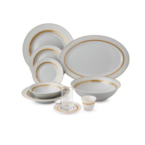 طقم سفرة بورسلان 70 قطعة 6 اشخاص