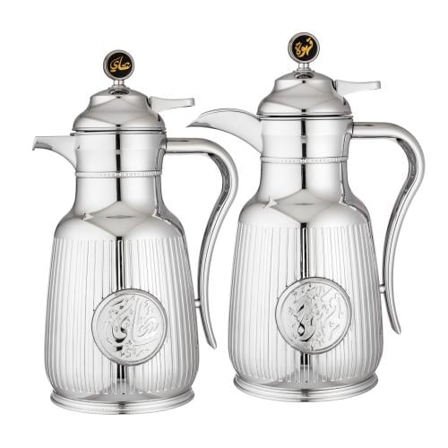 طقم ترامس اصال كروم سادة 2 قطعة