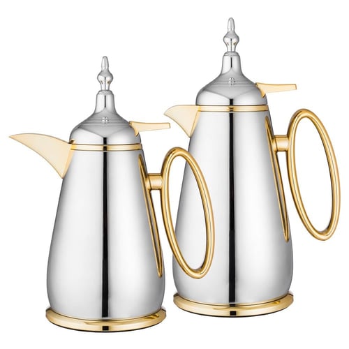 طقم ترامس هتان نيكل ذهبي مطفي2 قطعة