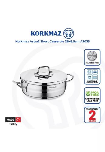 كوركماز قدر ستيل استرا 2 منخفض مقاس 26