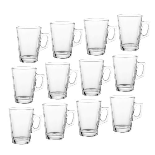 طقم فناجين شاي زجاج 12 قطعة 145 مل