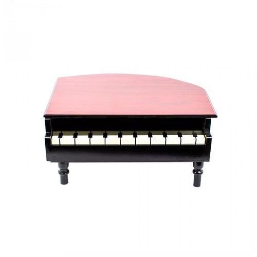 طقم شنطة ملاعق بصندوق خشب شكل بيانو 84 قطعة