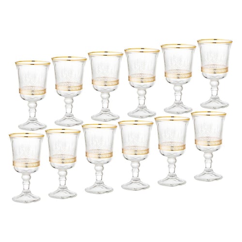 طقم ضيافة مكون من 76 قطعة نقشة فرساتشي 12 شخص قطعة