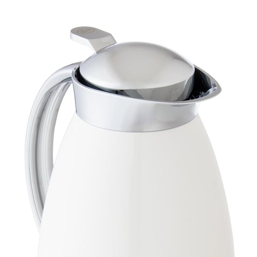 ترمس من شركة ALFI العالمية ابيض وكروم 1 لتر