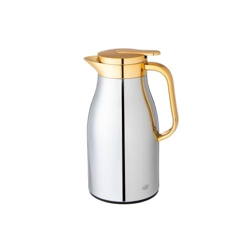 ترمس من شركة ALFI العالمية كروم وذهبي 1 لتر
