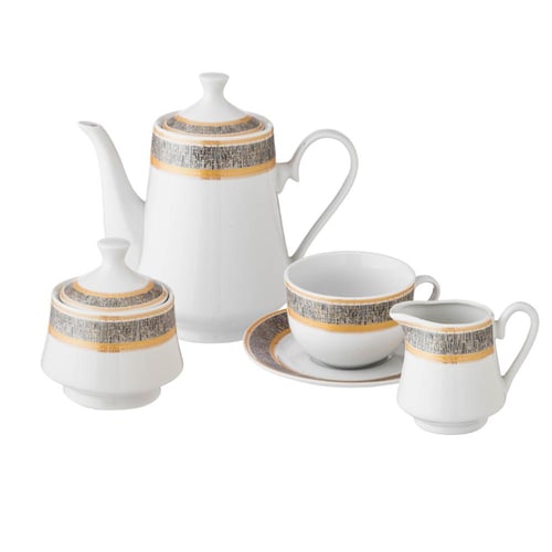 طقم سفرة بورسلان 49 قطعة ل 6 اشخاص