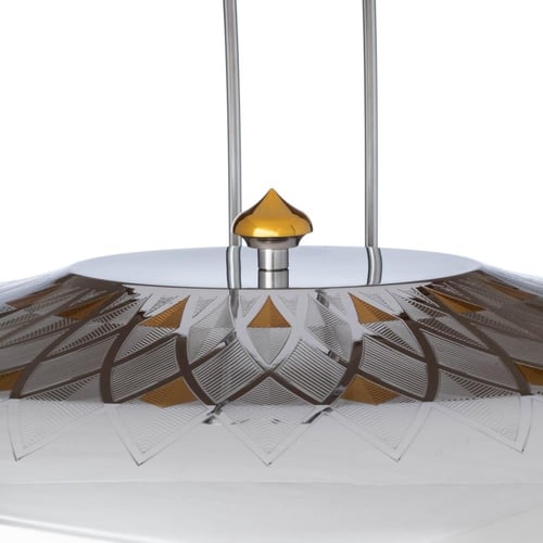 سخان بوفيه ستيل ذهبي بيضاوي مقاس 50