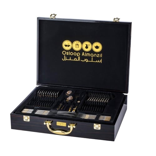 طقم ملاعق سفرة استيل 72 قطعة