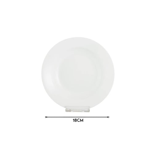 طقم صحون بورسلان غويط مكون من 12 قطعة مقاس 18 سم