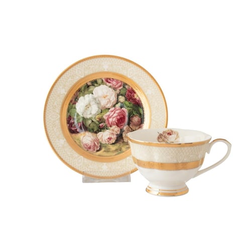 طقم سفرة بورسلان فاخر 107 قطعة