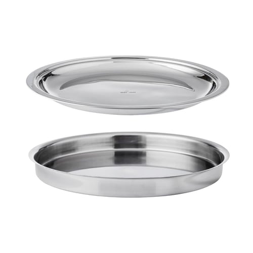 سخان طعام استيل فضي وذهبي مقاس 50 سم برجول