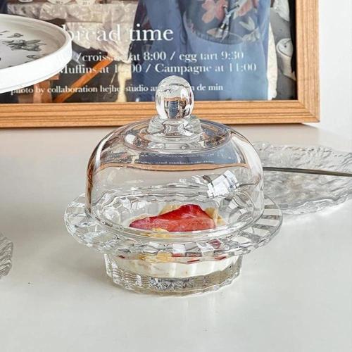 طقم تمريات من الزجاج 6 قطع 90 مل