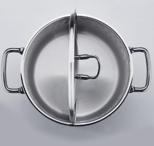 كوركماز طقم قدور استيل محجر تركي 8 قطعة