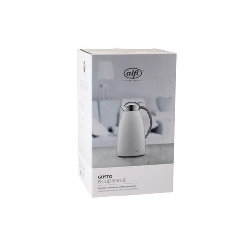 ترمس من شركة ALFI العالمية ابيض وكروم 1 لتر