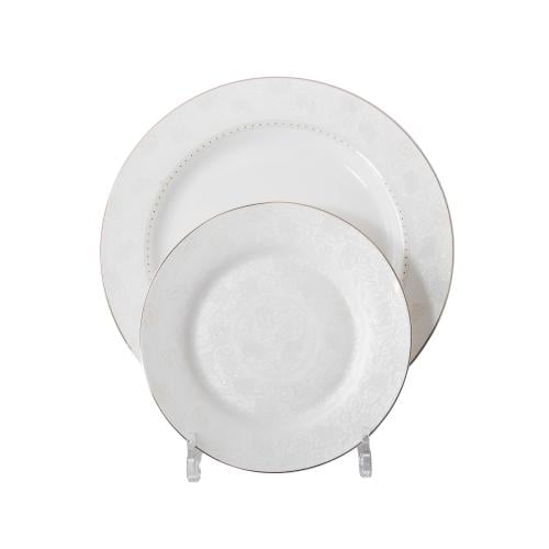 طقم سفرة فاخر من البورسلان مكون من 70 قطعة 6 اشخاص