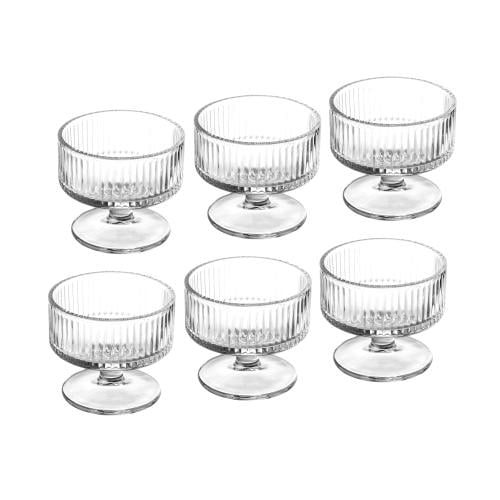 طقم زبادي للحلى والمكسرات 6 قطع 7.5 سم