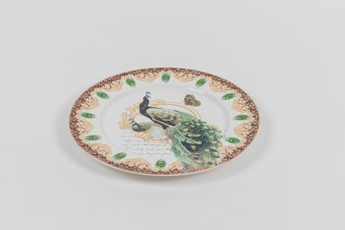 طقم سفرة بورسلان 107 قطعة طاووس