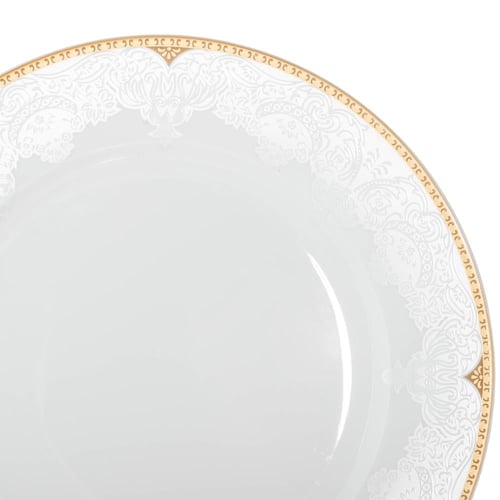 طقم سفرة بورسلان فاخر 49 قطعة 6 اشخاص