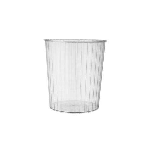 طقم سلة ومنديل معدن دائري ذهبي