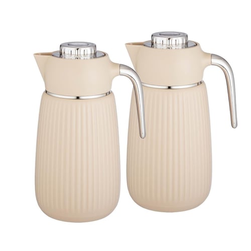 طقم ترامس لالوزا بيج وفضي 2 قطعة 1+1 ليتر