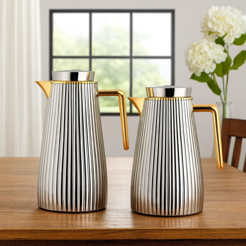 طقم ترامس لارا من شركة السيف نيكل ذهبي 2 قطعة