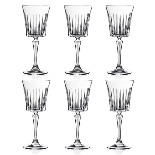 كاسات عصير كريستال RCR ايطالي 230 مل