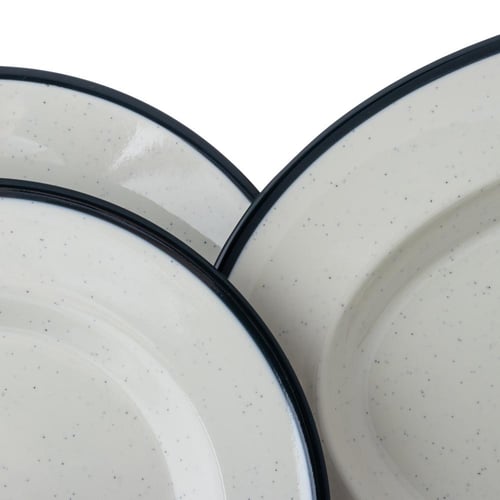 طقم سفرة ميلامين كحلي 57 قطعة 6 اشخاص