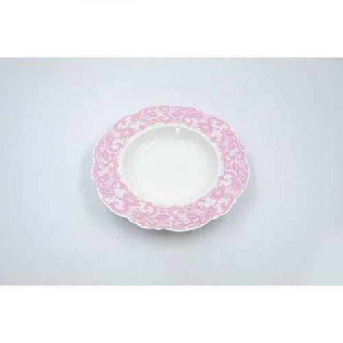 طقم سفرة بورسلان دانتيل107 قطعة