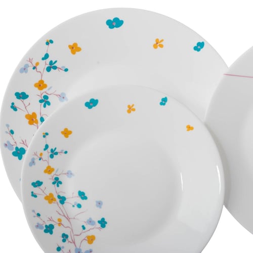 طقم سفرة اركوبال 76 قطعة نقشة زهور لطيفة 12 شخص