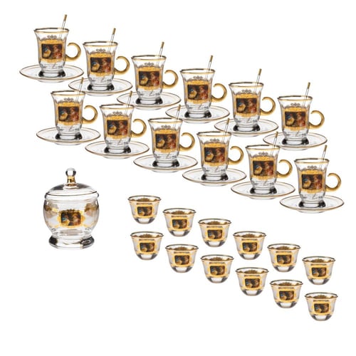 طقم قهوة وشاي روميو وجوليت ديزاين 50 قطعة تركي