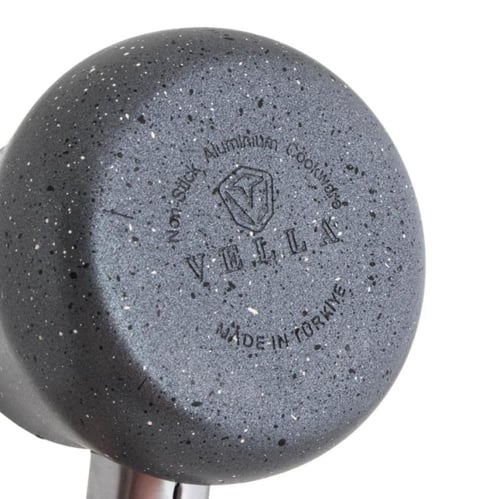 جزوة قهوة جرانيت تركي سعة 380 مل لون رصاصي