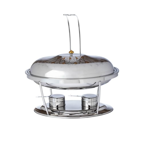 سخان بوفيه ستيل ذهبي بيضاوي مقاس 50