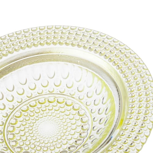 تمرية زجاج تركي اخضر بحامل ذهبي