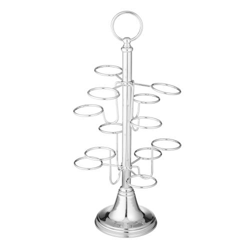 حمالة فناجين قهوة فضي 12 خانة