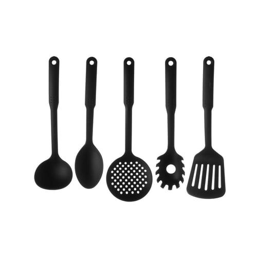 طقم قدور جرانيت لاهويا 17 قطعة رمادي