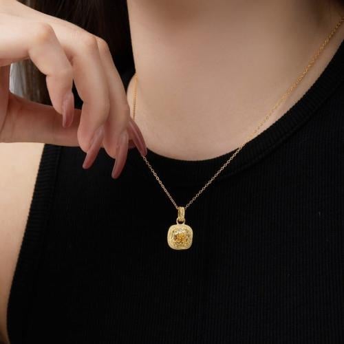 سلسال مطلي ذهب بالكامل من الفضة