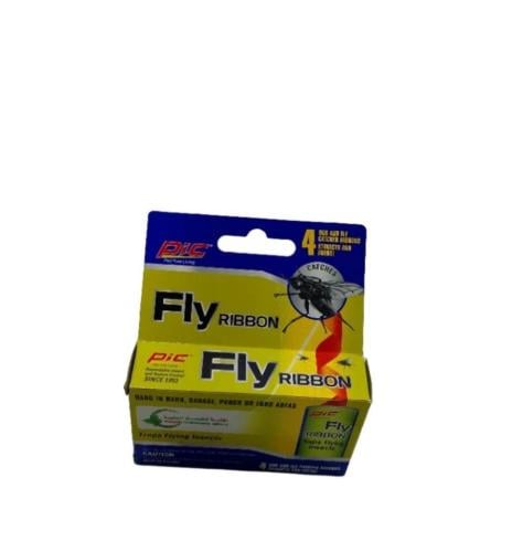 Fly and flying insect catching adhesive tapes
