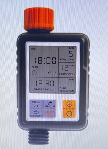 Digital automatic timer for watering system black...